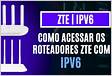 Como acessar roteador usando IPv6